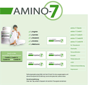 Tablet Screenshot of amino-7.de